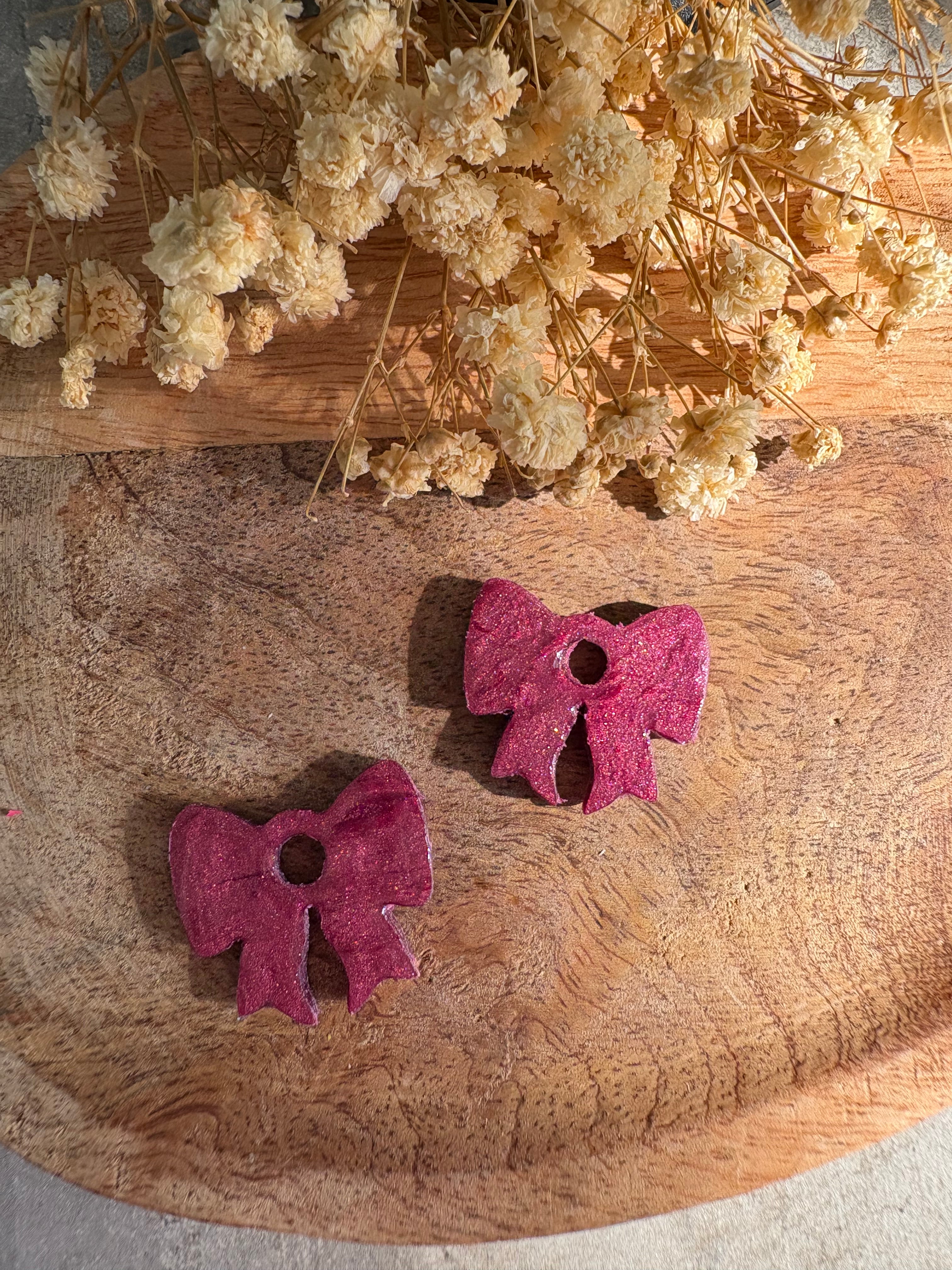 Pampilles LAUREEN - Rose métallique