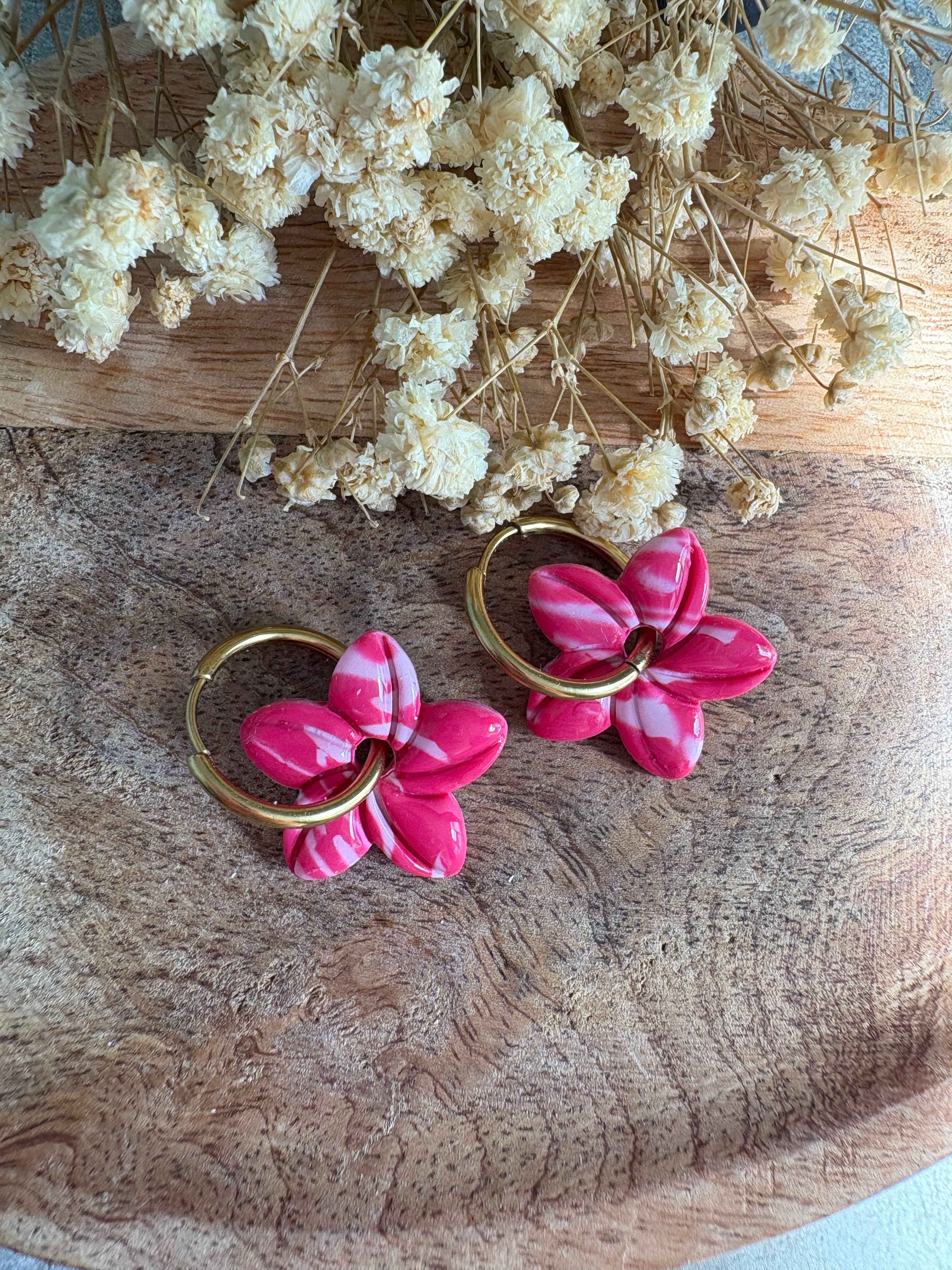 Pampilles MANEA - Rouge et rose