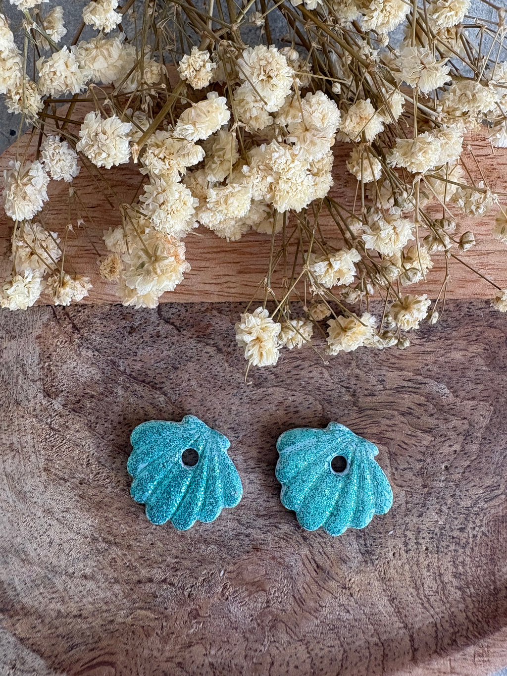 Pampilles OCEANE - Turquoise pailleté