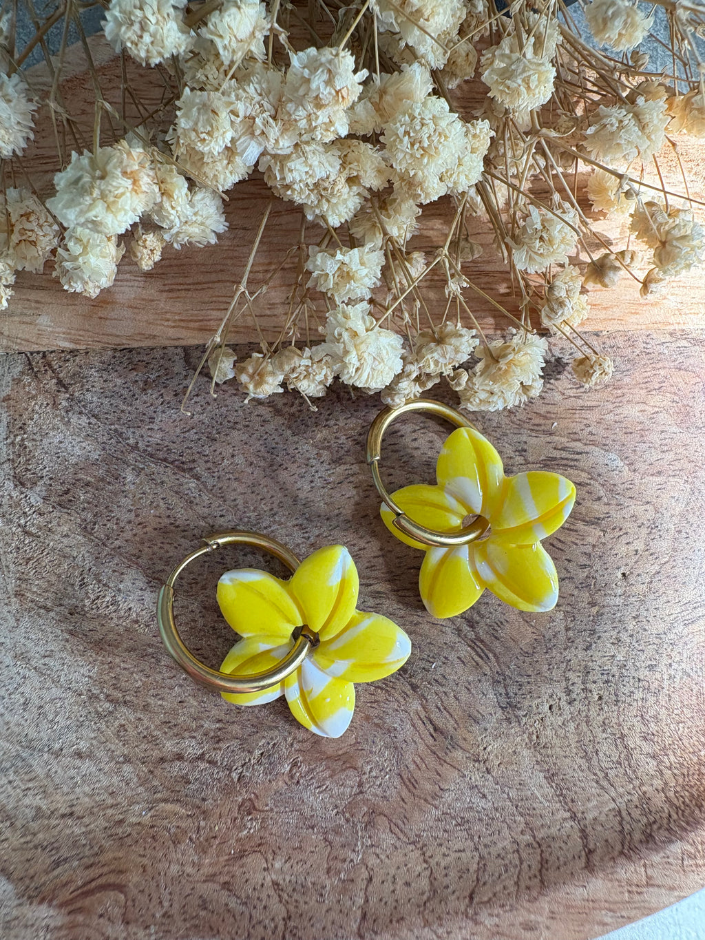 Pampilles MANEA - Jaune et blanc
