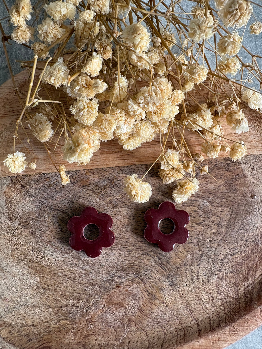 Pampilles AMÉLIA - Rouge, beige, blanc et or