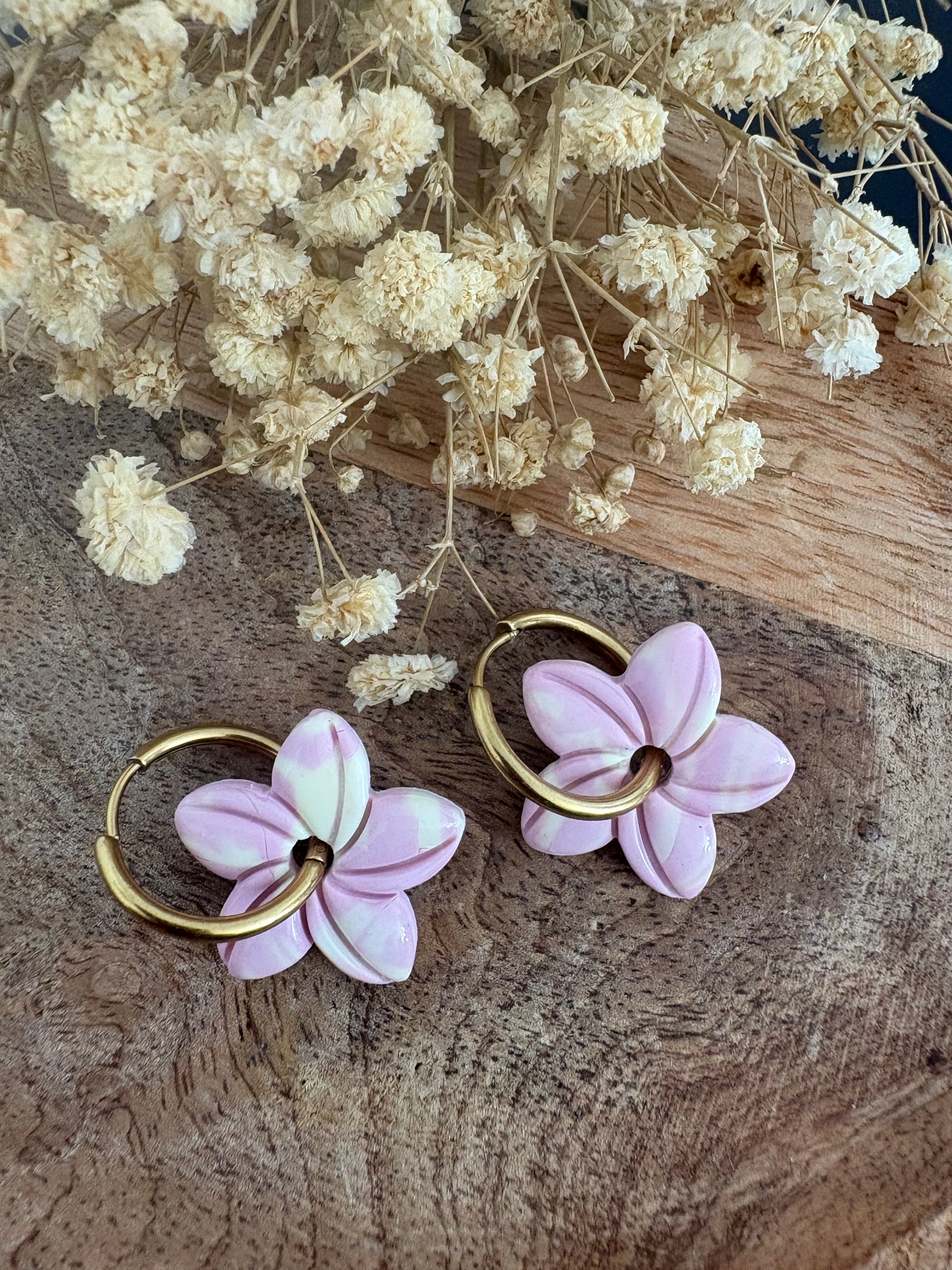 Pampilles MANEA -  Jaune et rose