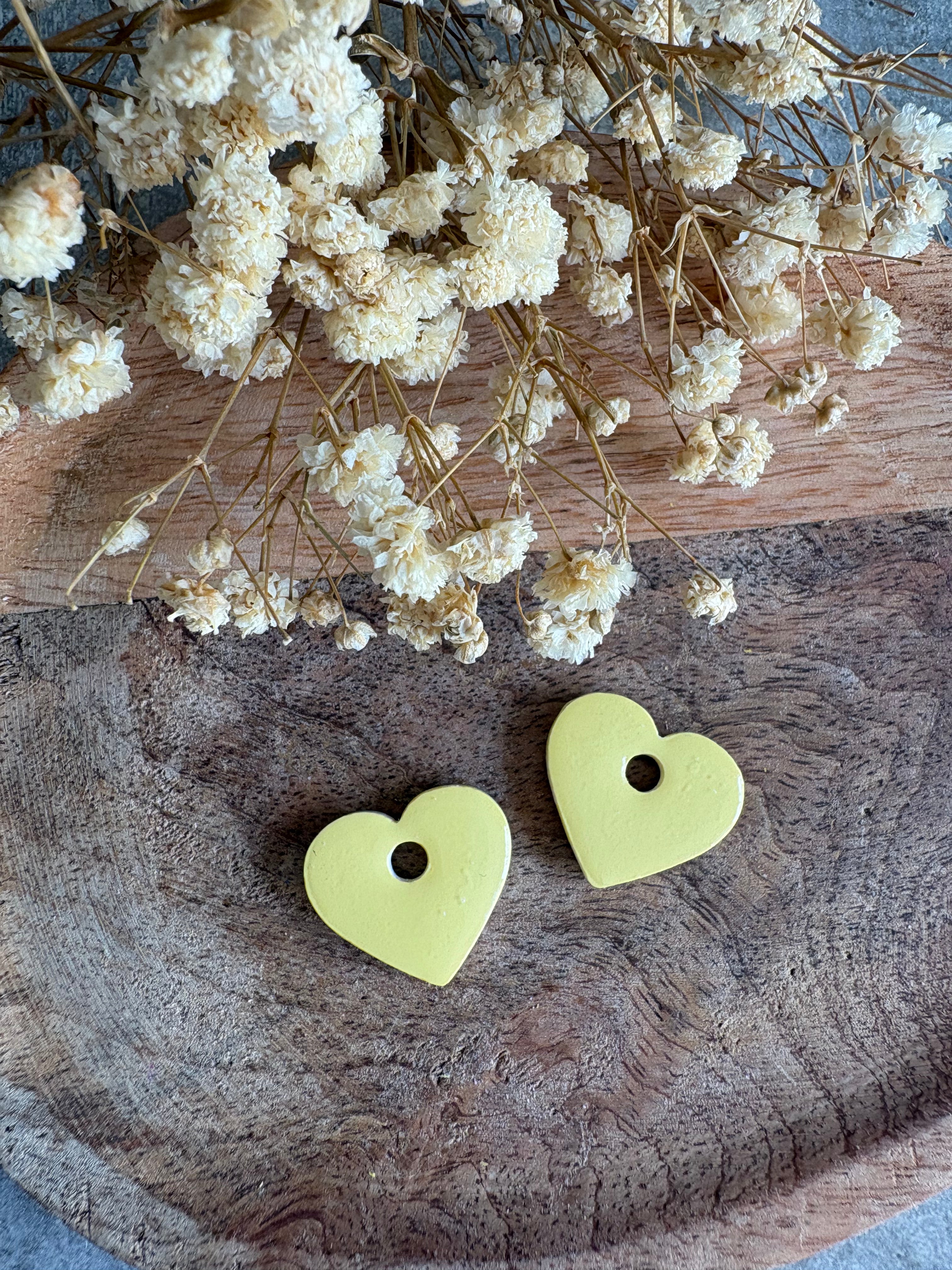 Pampilles VALENTINE - Jaune et blanc