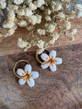 Pampilles ROMY - Blanc et orange